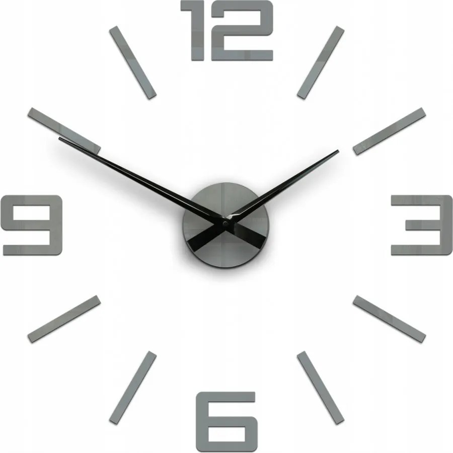 Zegar ścienny naklejany duży nowoczesny akrylowy na ścianę do kuchni salonu