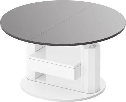 Regulowany ławostół z szufladą Primo Max w wysokim połysku