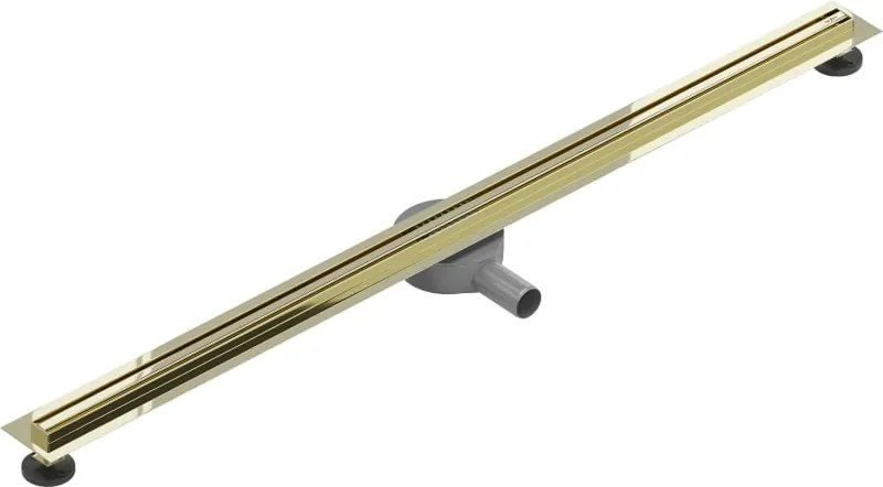 Mexen Flat 360° Slim odpływ liniowy obrotowy 120 cm, złoty - 1541120