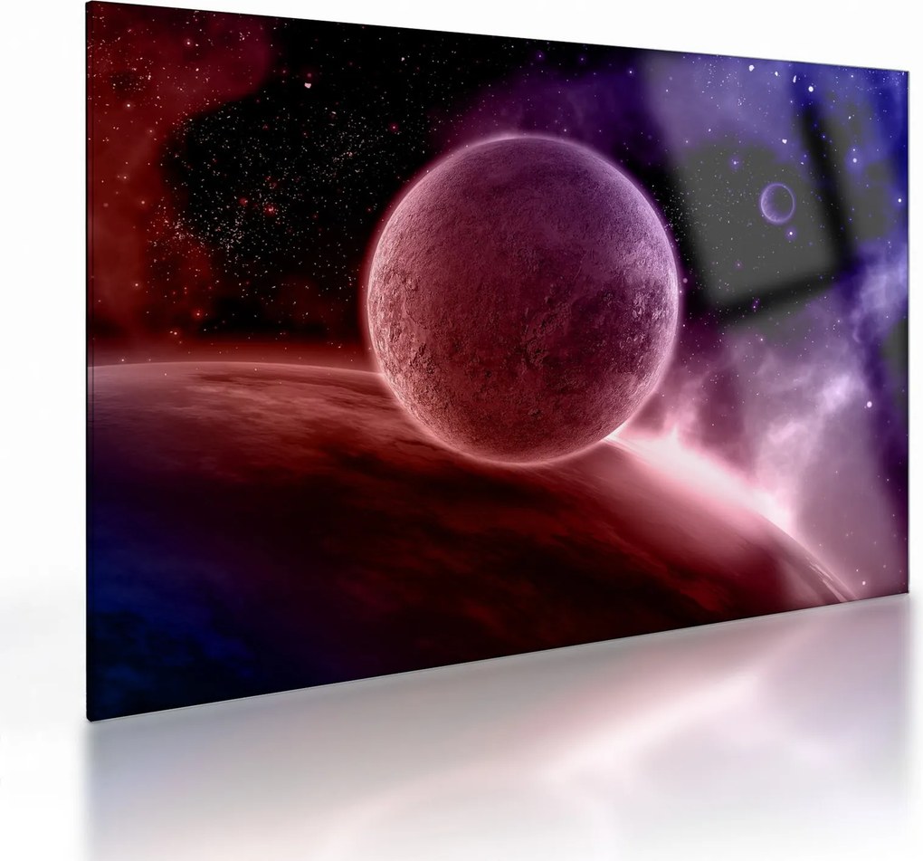 Obraz na szkle - Planeta (70x50 cm)