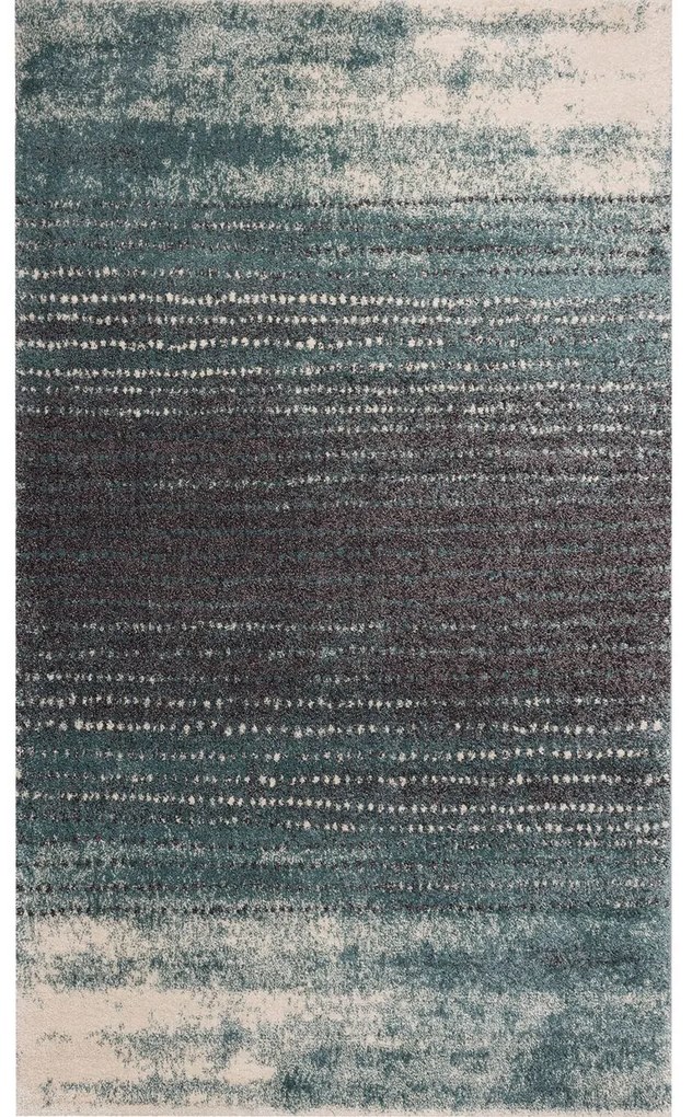 Dywan Modern Teal blue/dark grey 160x230cm