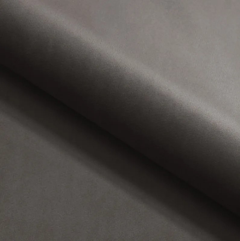 Narożnik GLAM Lewostronny z funkcją spania, zestaw z poduszkami wolnostojący tkanina RIVIERA 95 Ciemny szary DOMO HOME