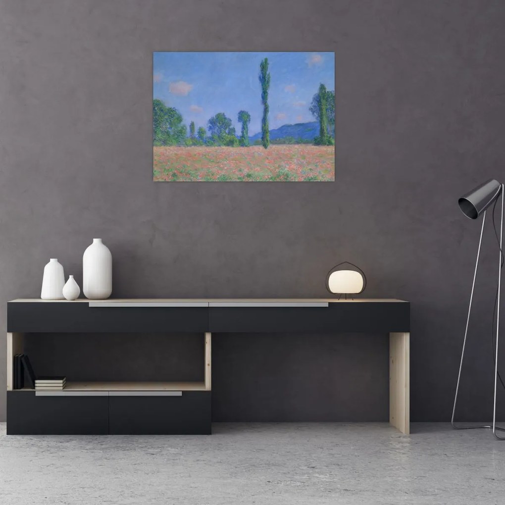 Obraz - Claude Monet, Poppy Field (Giverny), reprodukcje (70x50 cm)