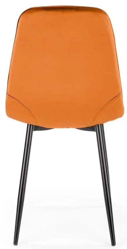 Krzesło tapicerowane K417 VELVET cynamonowe HALMAR