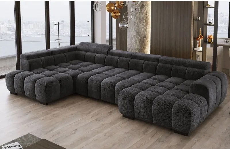 Narożnik BULL XL Lewostronny z elektryczną funkcją regulacji tkanina Eden 21 WERSAL