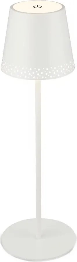 Brilo - LED ładowalna dotykowa lampa biurkowa KIKI LED/2,6W/5V IP44 2600 mAh biała