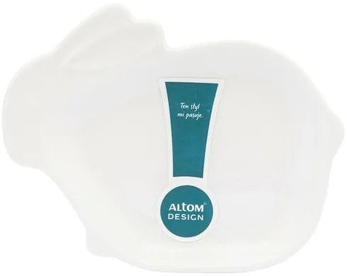 Altom Porcelanowy talerzyk Bunny, 13,5 x 10,5 x 2cm