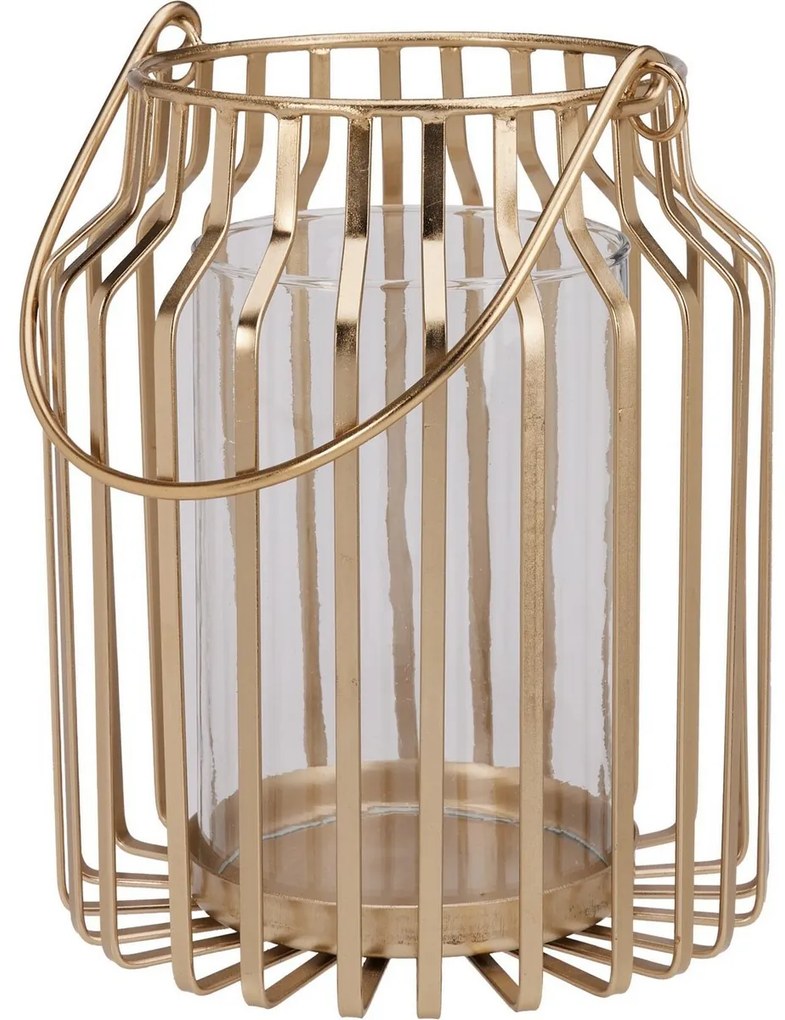 Latarnia metalowa Aurea, 18 x 21 cm