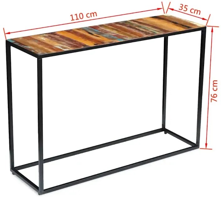 Drewniana konsola w stylu K9-N46