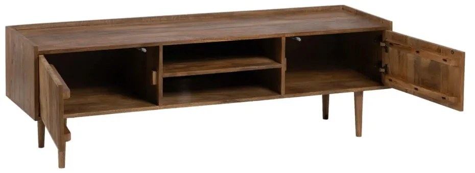 Szafka pod TV z litego drewna mango 150x50 cm Apricot – Ixia