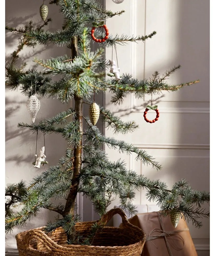 Porcelanowa ozdoba świąteczna Pine Cone – Kähler Design