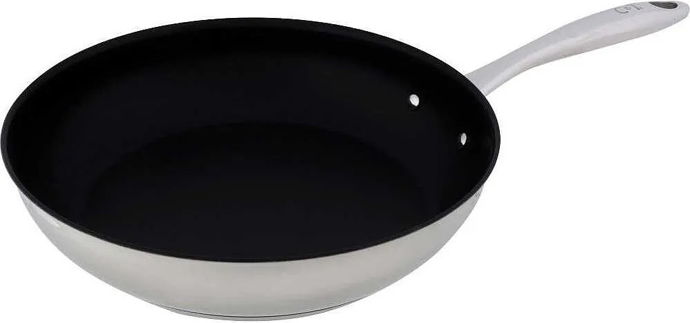 Patelnia COSY & TRENDY Classic inox 30 cm, na wszystkie rodzaje kuchenek, w tym indukcyjną, z aluminiowym dnem kapsułkowym