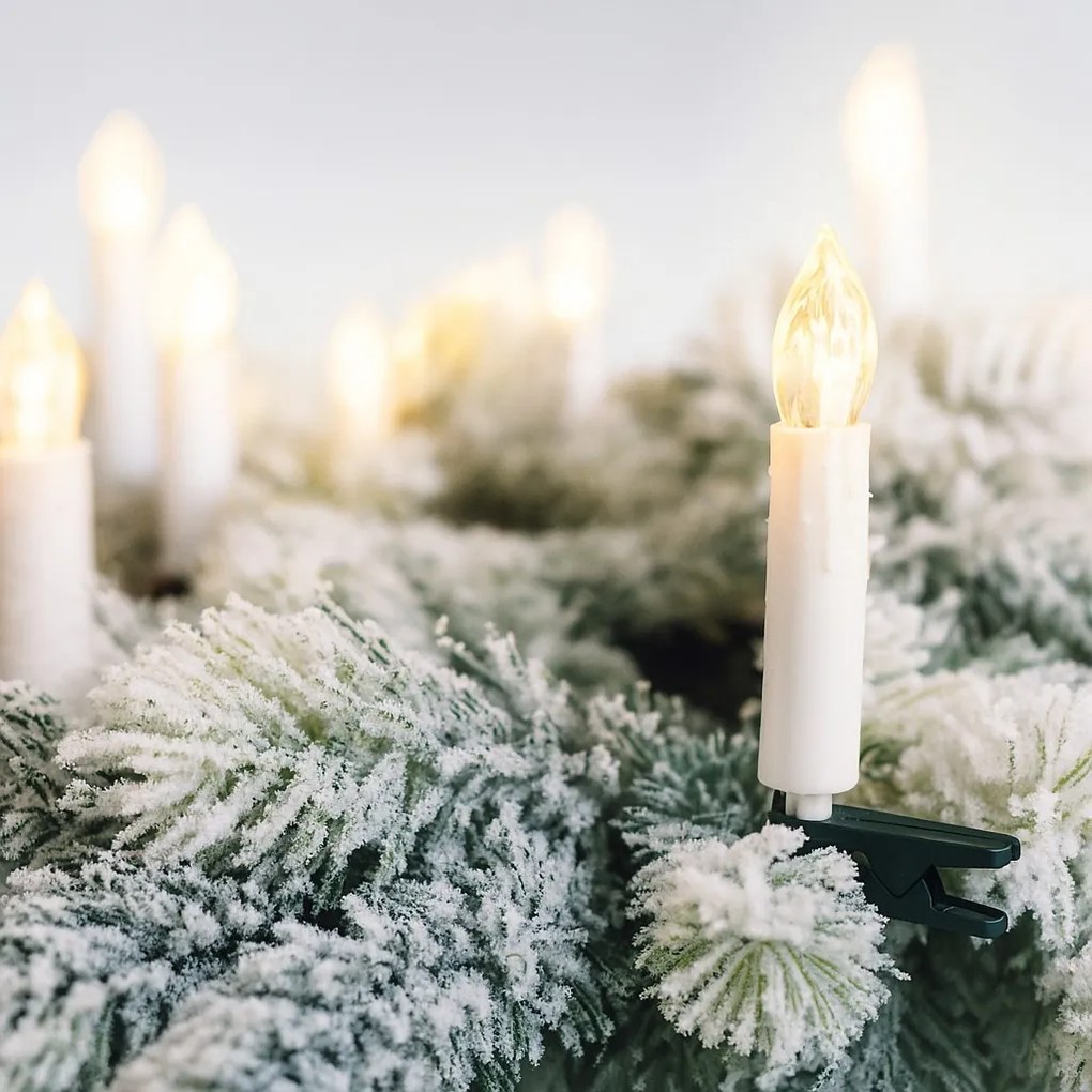 Lampki świąteczne LED w kształcie świec
