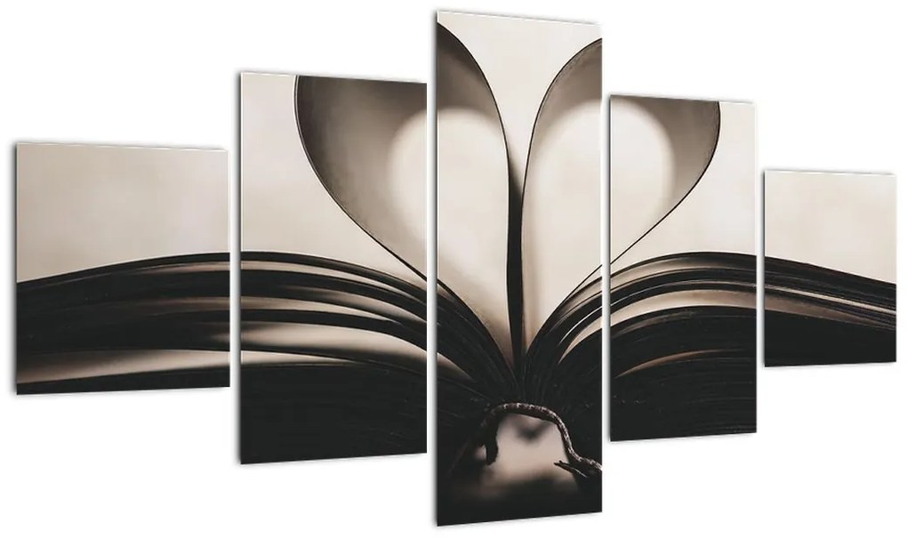 Obraz książki (125x70 cm)