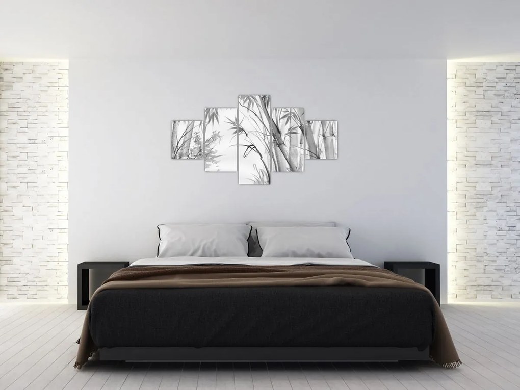 Obraz - Las bambusowy (125x70 cm)