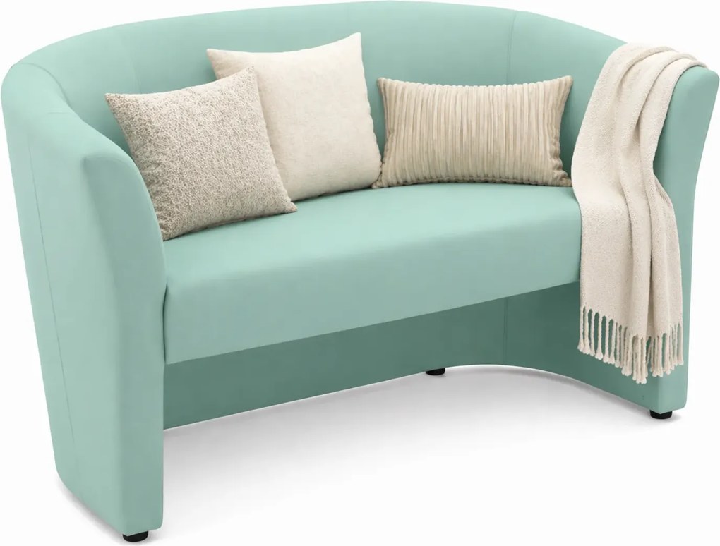 Miętowa sofa w stylu nowoczesnym B1-G25