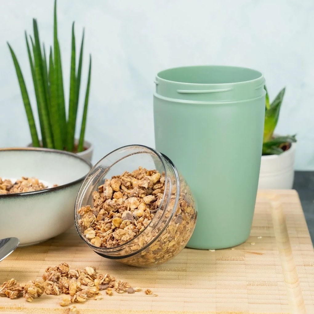 Westmark Dwuczęściowy pojemnik na żywność, 700 ml, miętowy zielony, S