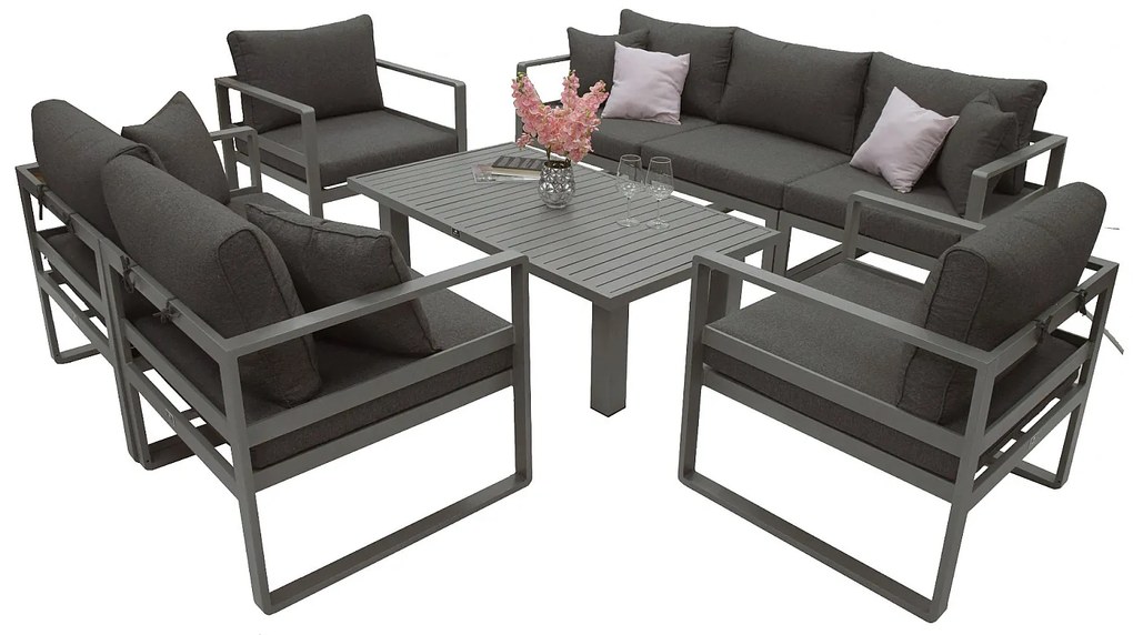 Zestaw aluminiowy dla 7 osób TITANIUM