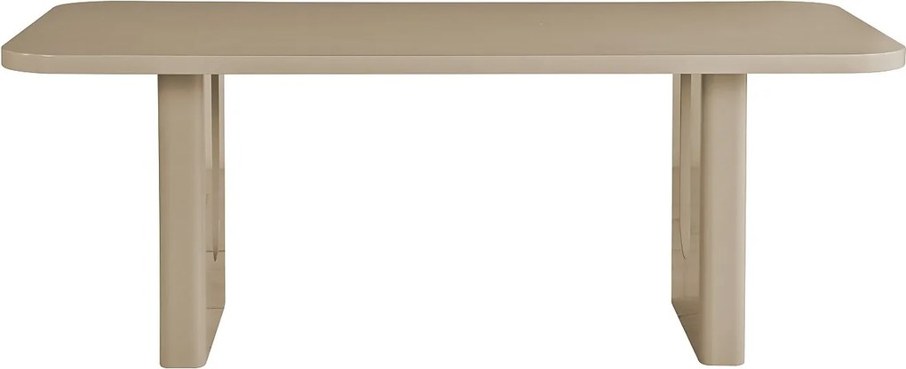 Stół jadalniany dla 8 osób z MDF - Taupe - NAKONI