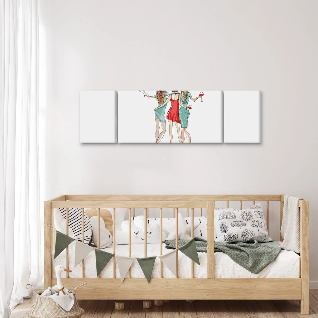 Obraz - Wiecznie młody, wiecznie pijany (170x50 cm)