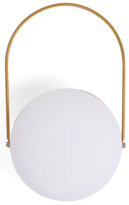 Lampa zewnętrzna z żółtym uchwytem Kave Home Tea