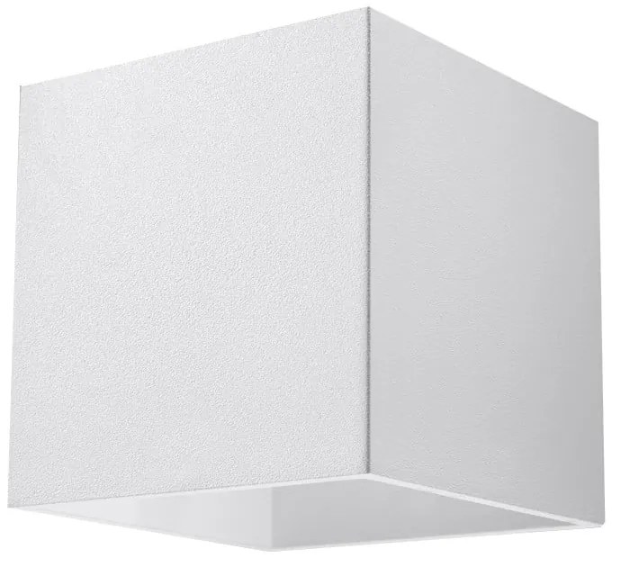 Biały kinkiet Sollux Geo