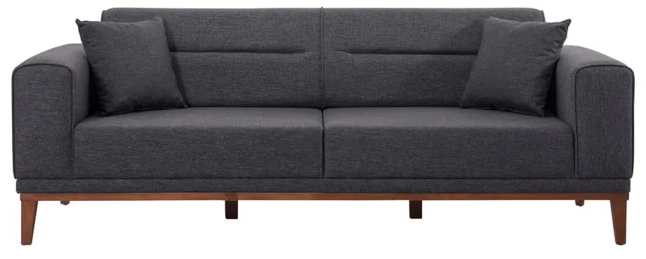 Antracytowa rozkładana sofa 223 cm Liones – Artie