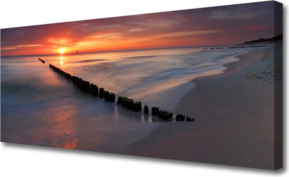 Obraz na płótnie Piaszczysty Brzeg Bałtyku