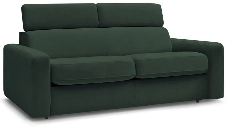 Ciemnozielona rozkładana sofa 195 cm Monaco – Bobochic Paris