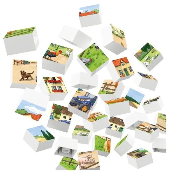 Puzzle dziecięce Hubelino Życie na wsi