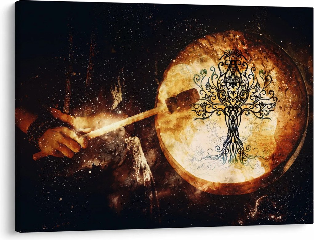 Obraz - Tajemnicze drzewo życia (70x50 cm)