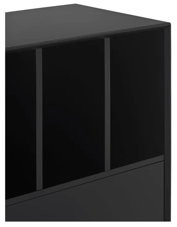 Czarna komoda 166x98x45 cm Platt – Teulat