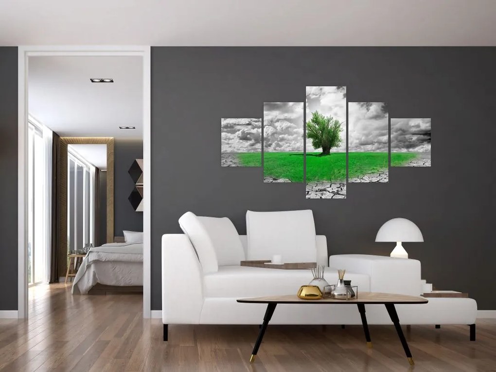 Obraz - Kawałek natury w mieście (125x70 cm)