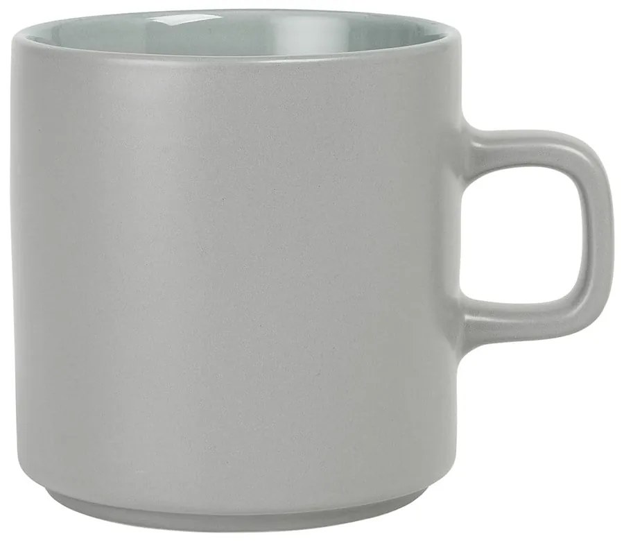 Szary ceramiczny kubek do herbaty Blomus Pilar, 250 ml