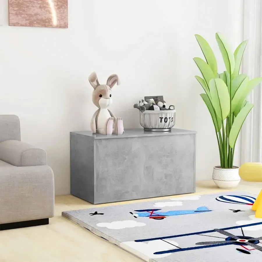 Klasyczna skrzynia na pościel beton F6-B73