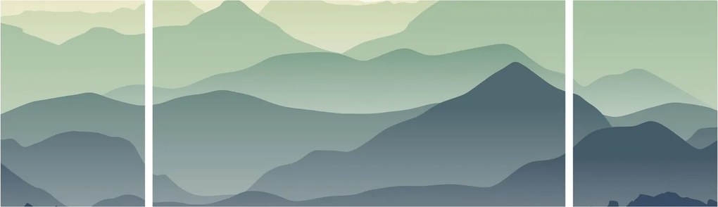 Obraz - Forest Mountain (170x50 cm)