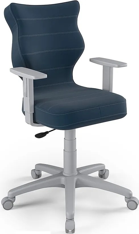 Młodzieżowe krzesło do biurka Duo Grey rozmiar 6 (159-188 cm)