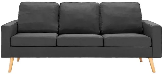 3-osobowa ciemnoszara sofa - Eroa 3Q