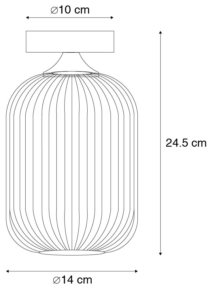 Inteligentna lampa sufitowa mosiężna z WiFi A60 - Banci ArtDeco Oswietlenie wewnetrzne