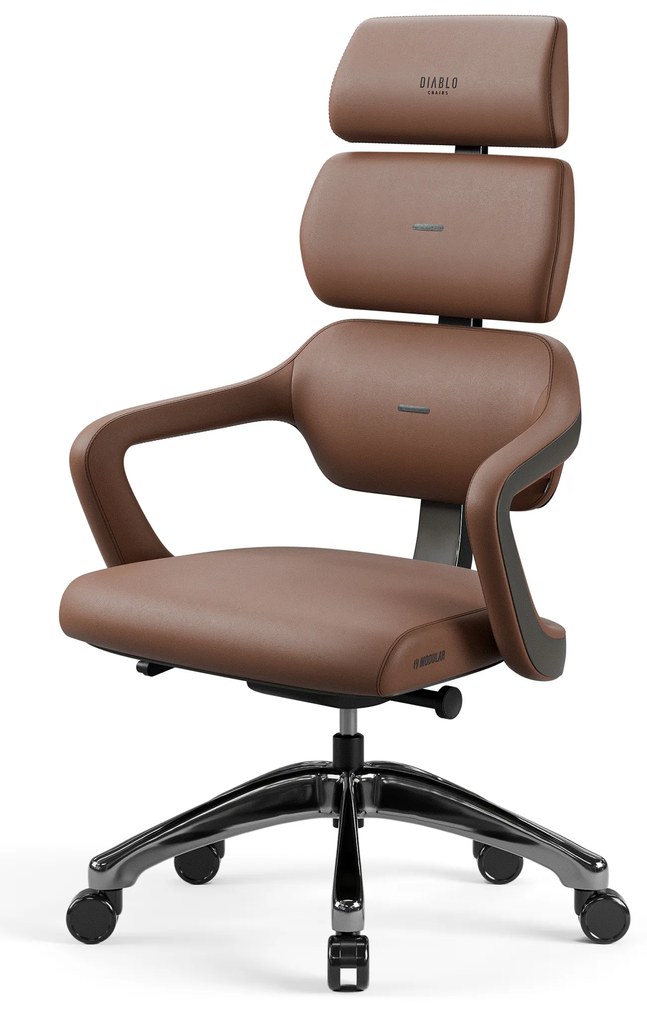 Fotel do gabinetu Diablo V-Modular, Sugar Brown