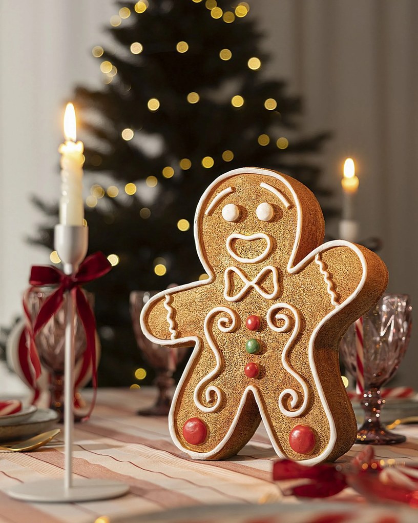 Figurka dekoracyjna Gingerbread Man II 25x7x30 cm
