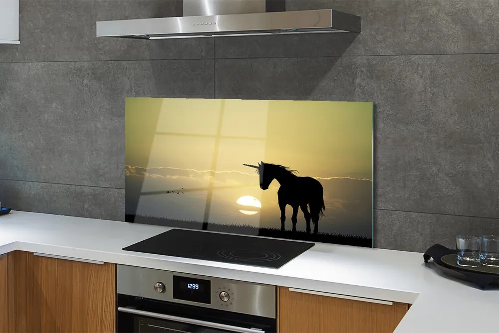 Panel nad Blat Kuchenny Magiczny Zachód Słońca na Polu