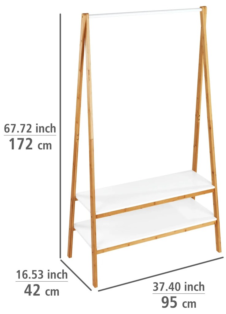 Drewniany stojak z półkami na buty, Finja, WENKO