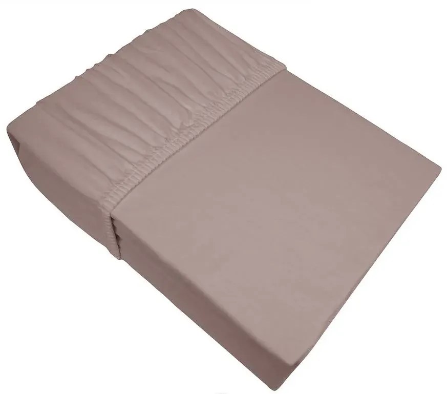 Prześcieradło z gumką Jersey Bielbaw 120x200 cafe 160 g/m2 Premium GRENO