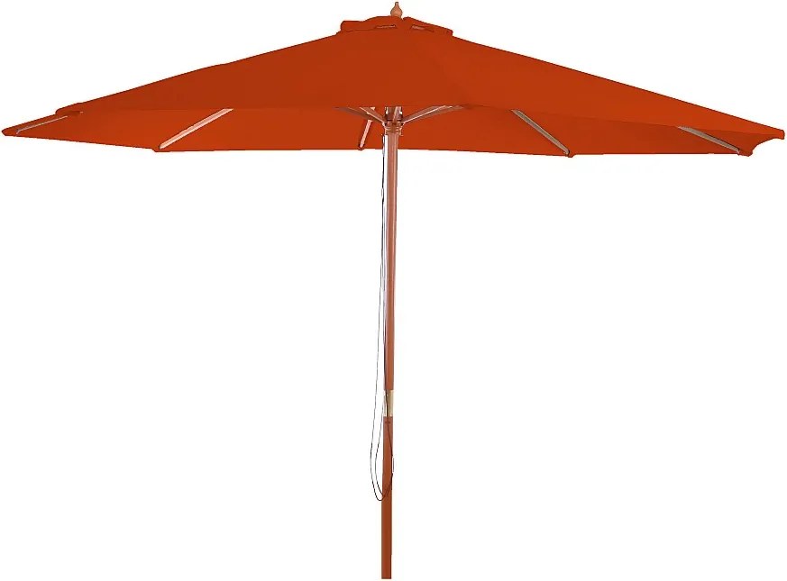 Parasol Lisbon IV okrągły,  terakota