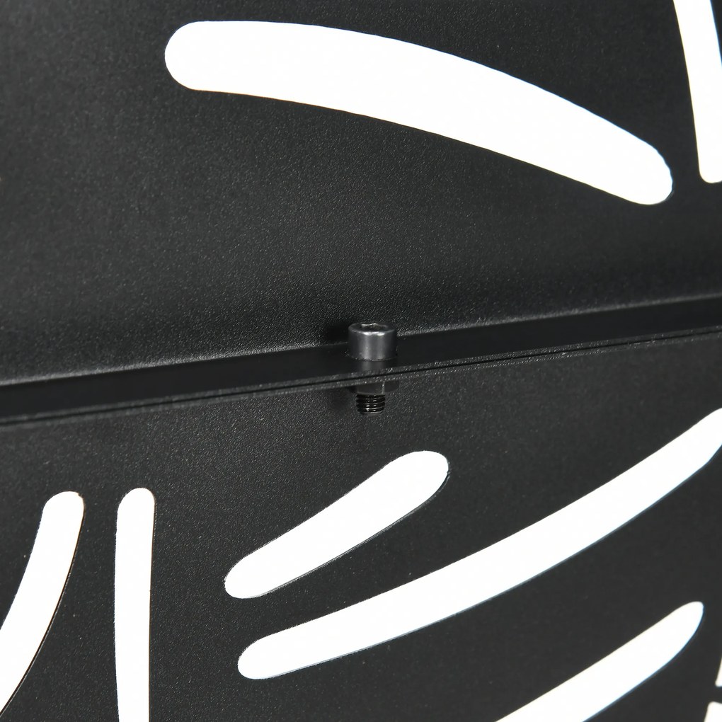 Outsunny Osłona Do Ogrodu 122x45x198cm Stalowy Stabilna Na Zewnątrz | Aosom PL