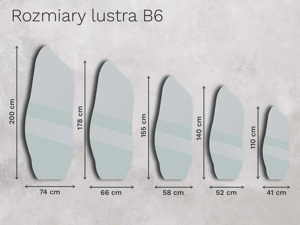Lustro Base B6 41×110