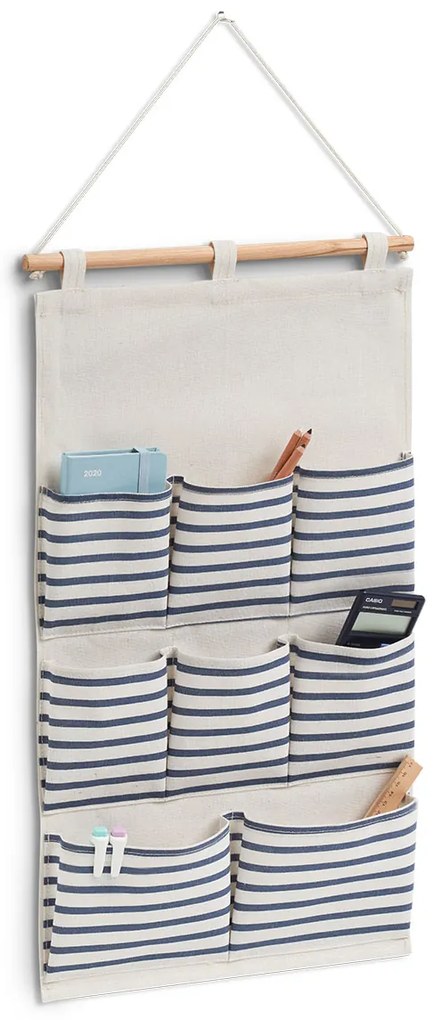 Organizer na ścianę z kieszeniami STRIPES, 35 x 60 cm