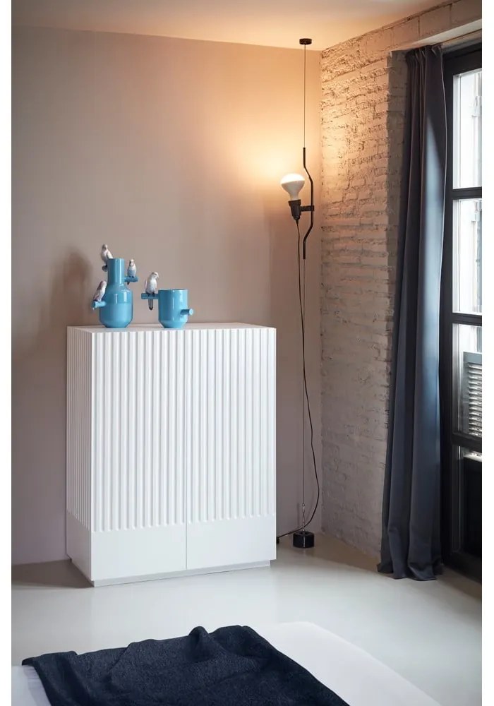 Czarny kredens Teulat Doric, szer. 150 cm