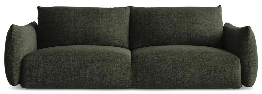 Zielona rozkładana sofa 230 cm Leila – Makamii